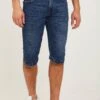 Indicode Jeans IDQUINCE - Denim Shorts - Medium Indigo