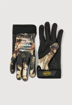 HUF RACING GLOVES UNISEX - Gloves - Green/brown