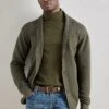 Lindbergh PURL CARDIGAN - Cardigan - Dark Army Melange
