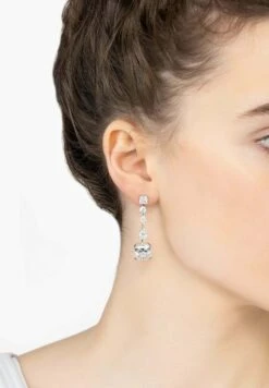 Latelita ANGELINA MOISSANITE DROP - Earrings - Silver-coloured