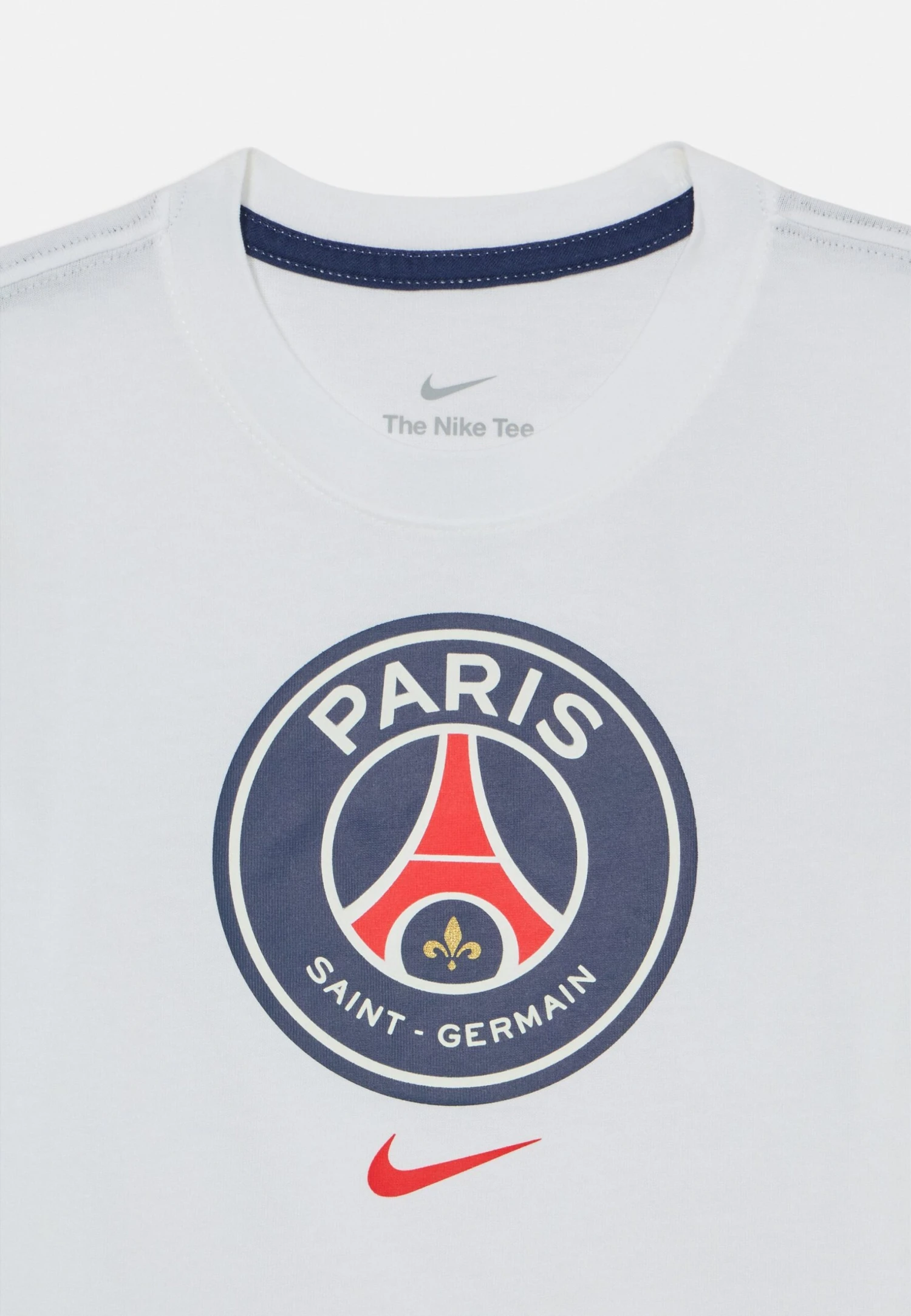 Nike Performance PARIS GERMAIN CREST TEE UNISEX - Sports T-shirt - White 3 Nike Performance PARIS GERMAIN CREST TEE UNISEX - Sports T-shirt - White - Image 3