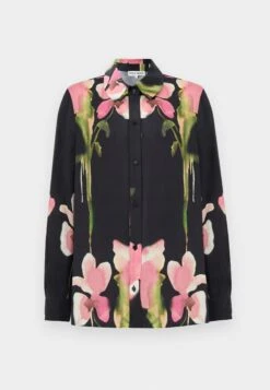 Stine Goya LONG SLEEVE SHIRT - Button-down Blouse - Black -Zalando UK-Outlet 72d9f027c1d942828fcbb571a7d176a6