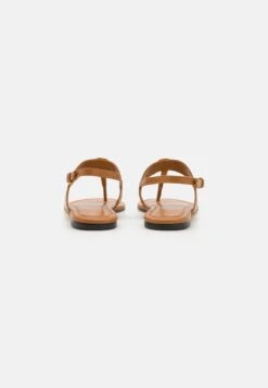 Tory Burch ELEANOR - T-bar Sandals - Caramel Corn/gold -Zalando UK-Outlet 73254bce8e1343169f4e7dab9e265c02