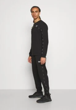 Reebok Piping Jogger - Tracksuit Bottoms - Black -Zalando UK-Outlet 734688d388cc43c0942ee54778df67d5