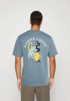 JACK&JONES Premium Jprblasoleil Tee - Print T-Shirt - Blue Mirage