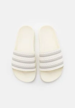 Adidas Originals Adilette Unisex - Mules - Off White/Grey One -Zalando UK-Outlet 74c2071ee7a34abeb5842b6804ff0731