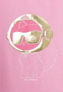 Karl Lagerfeld Kids Short Sleeves - Print T-Shirt - Pink -Zalando UK-Outlet 74dd80f86d7841f8a845a38e3670f24a