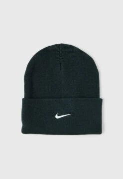 Nike Sportswear PEAK BEANIE UNISEX - Beanie - Seaweed/white
