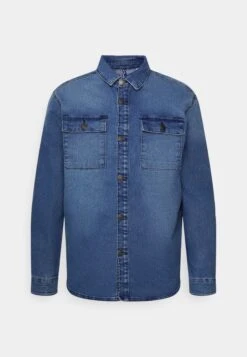 Only & Sons Onscamon Overshirt- Summer Jacket - Medium Blue Denim