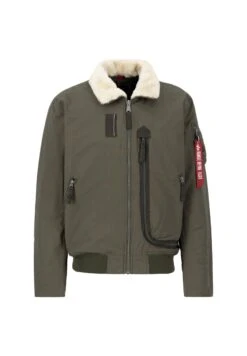 Alpha Industries Bomber Jacket - Dark Olive -Zalando UK-Outlet 7728026eb80a41e48e3392a5efbd8a22