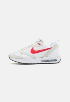 Nike Sportswear Air Max Dawn - Trainers - White/University Red/Light Bone/Black