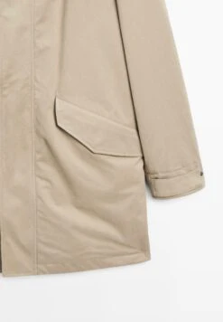Massimo Dutti WATER-REPELLENT PEACH-EFFECT FABRIC - Parka - Beige -Zalando UK-Outlet 77657ec7dfbb4a61a4f6560ddb535cf7