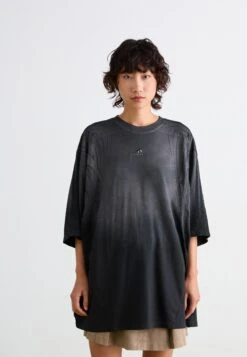 Adidas Originals TEE - Print T-shirt - Black/grey Six