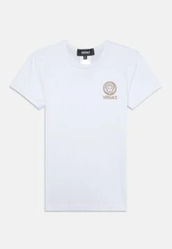 Versace TOPEKA STRETCH NEW LOGO UNISEX 2 PACK - Print T-shirt - Bianco/nero -Zalando UK-Outlet 7b6cb70517ab4d5fb888fc58b6d431be