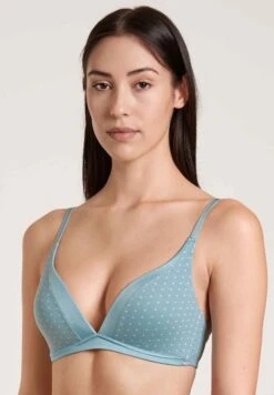 Calida Cate- Underwired Bra - Blue Satin