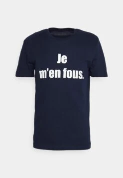 Je M'En Fous Unisex - Print T-Shirt - French Navy -Zalando UK-Outlet 7dd83cdf97e9463a84b3c210bd9b6d8f