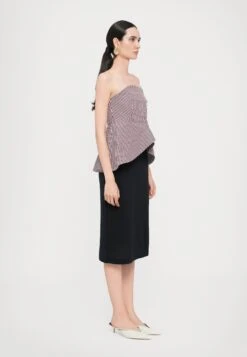 VOLANS STRIPED PETAL - Top - Plum Stripe -Zalando UK-Outlet 7ef6b540df5349b6aa1e8f2177ba6a08