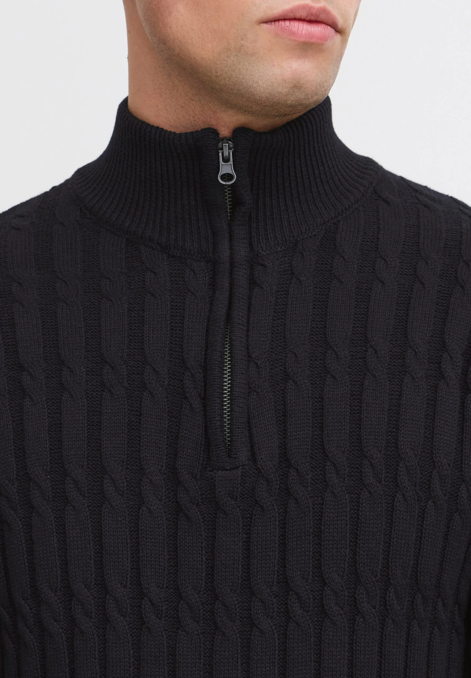 Indicode Jeans IDPAULO - Jumper - Black 4 Indicode Jeans IDPAULO - Jumper - Black - Image 4