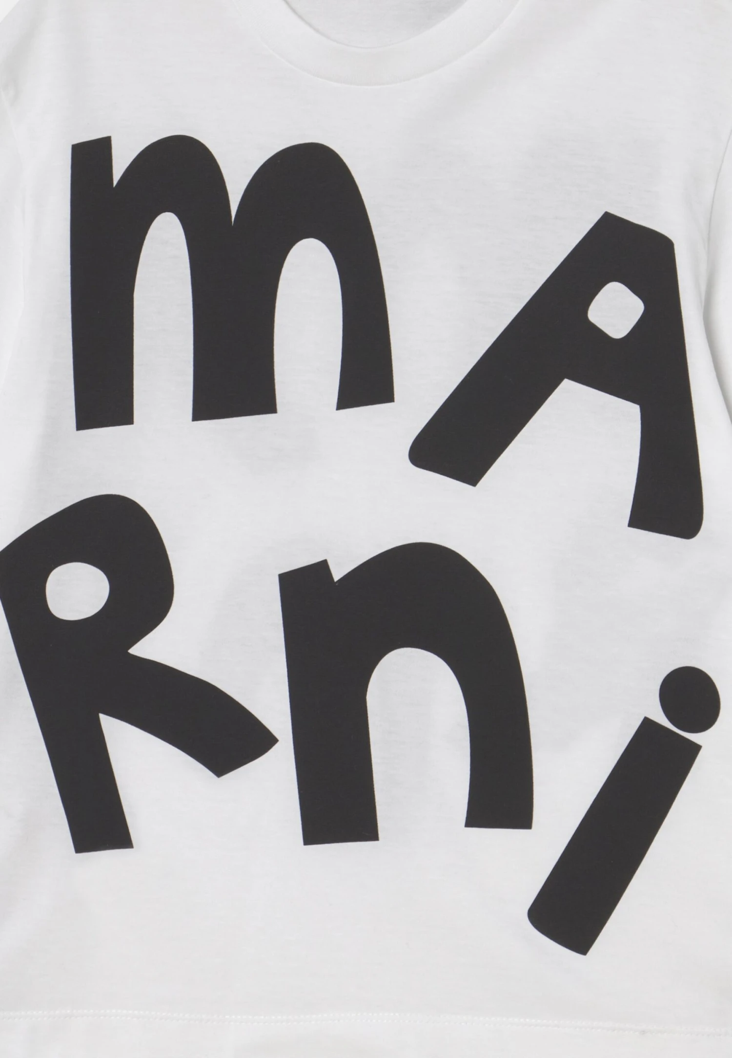 Marni Unisex - Print T-Shirt - White 3 Marni Unisex - Print T-Shirt - White - Image 3
