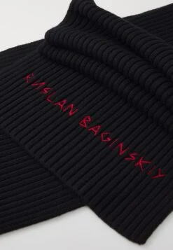 Ruslan Baginskiy MONOGRAM EMBROIDERED SCARF - Scarf - Black -Zalando UK-Outlet 7ff1d42ee4174d2aaa2a1cd9c46c551d
