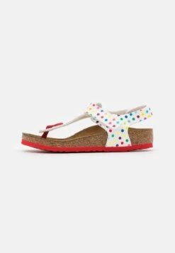 Birkenstock Kairo Kids Digital Dots - T-Bar Sandals - White