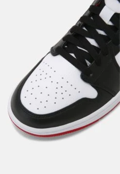 Air Jordan 1 Mid - High-Top Trainers - White/Gym Red/Black -Zalando UK-Outlet 815d9fc5fbb0405a83b46406ab05d240