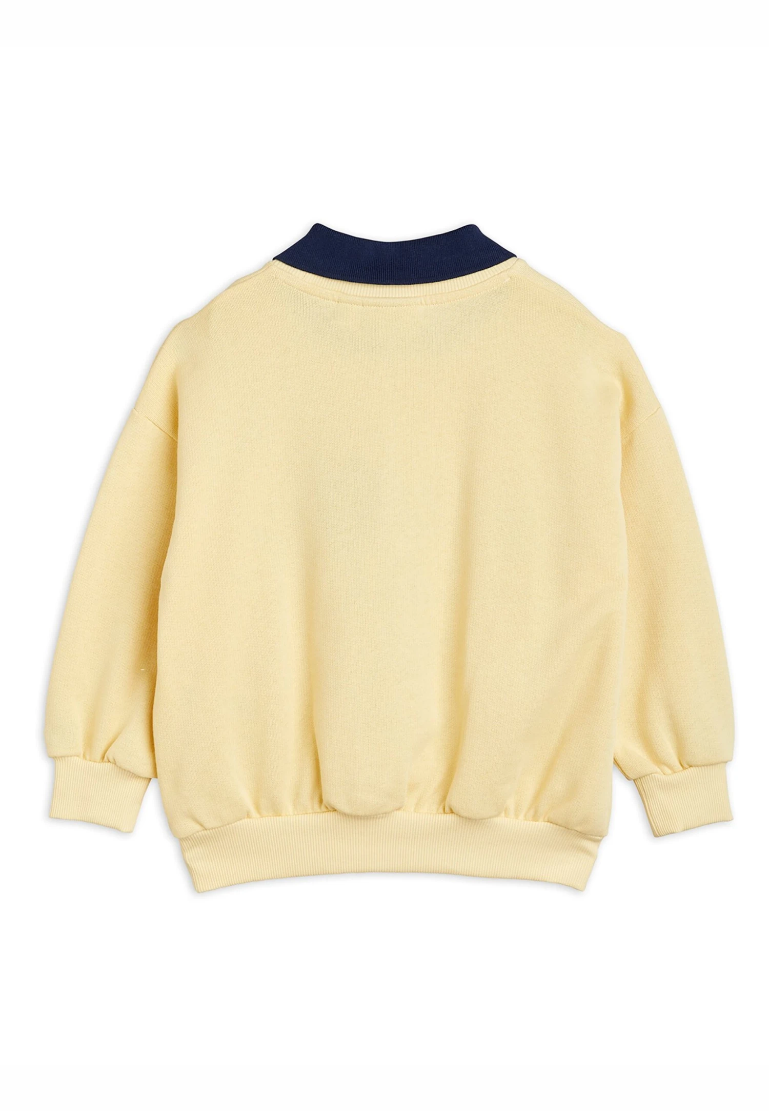 Mini Rodini Baguette Collar Unisex - Sweatshirt - Yellow 2 Mini Rodini Baguette Collar Unisex - Sweatshirt - Yellow - Image 2