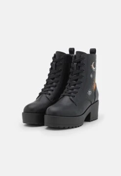 Even&Odd Platform Ankle Boots - Black -Zalando UK-Outlet 82903cc568624852bff40d097581a46e