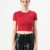 Hugo DELANOR - Basic T-shirt - Medium Red