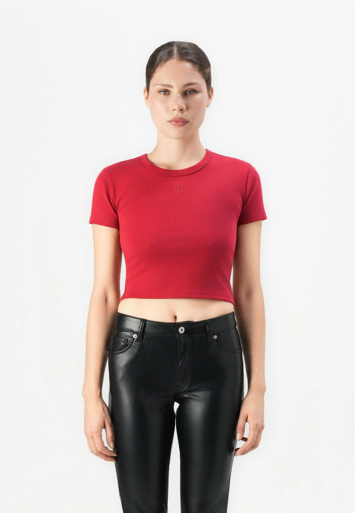 Hugo DELANOR - Basic T-shirt - Medium Red 1 Hugo DELANOR - Basic T-shirt - Medium Red