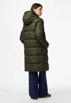 Pieces PCBEE NEW LONG PUFFER JACKET - Winter Coat - Forest Night -Zalando UK-Outlet 83393695c7444b9bafd0c86658e89286
