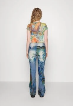 Jaded London Contrast Belt Detail Low Rise Slim Fit - Bootcut Jeans - Multi -Zalando UK-Outlet 84672d46d2d847e382caf59943eddf13