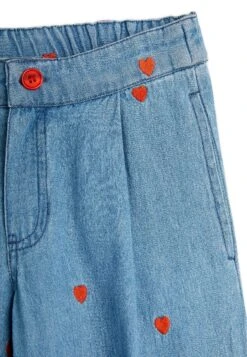 Mini Rodini HEARTS TROUSERS UNISEX - Relaxed Fit Jeans - Blue -Zalando UK-Outlet 857e594cc77b4fedb0f7733bd21b7a5b