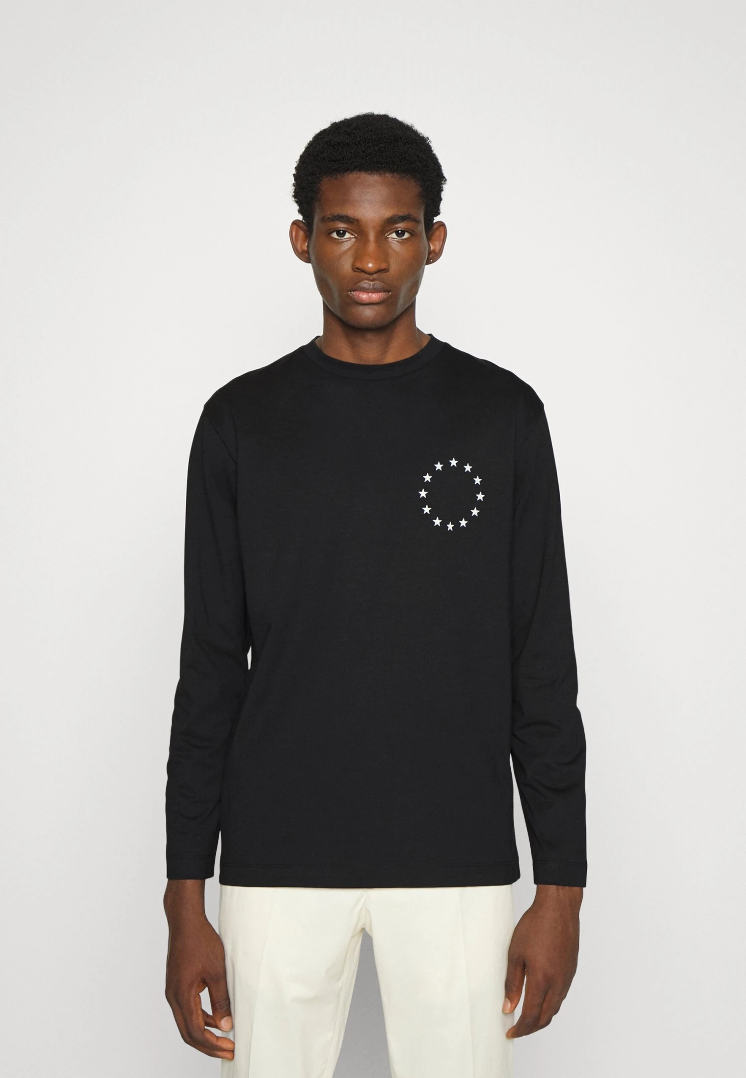 ETUDES Europa Unisex - Long Sleeved Top - Black 1 ETUDES Europa Unisex - Long Sleeved Top - Black