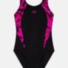Speedo Hyperboom Splice Muscleback - Swimsuit - Hyper Black/Electric Pink/Ecstatic