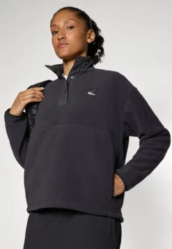 Jack Wolfskin SUMETRO - Fleece Jumper - Black -Zalando UK-Outlet 879f7628fb8d4ff4bd191ef7473593e8