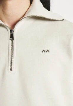 Wood Wood Caspian Half Zip - Sweatshirt - Light Sand -Zalando UK-Outlet 887c43ede814406ea767ee0efd5338be