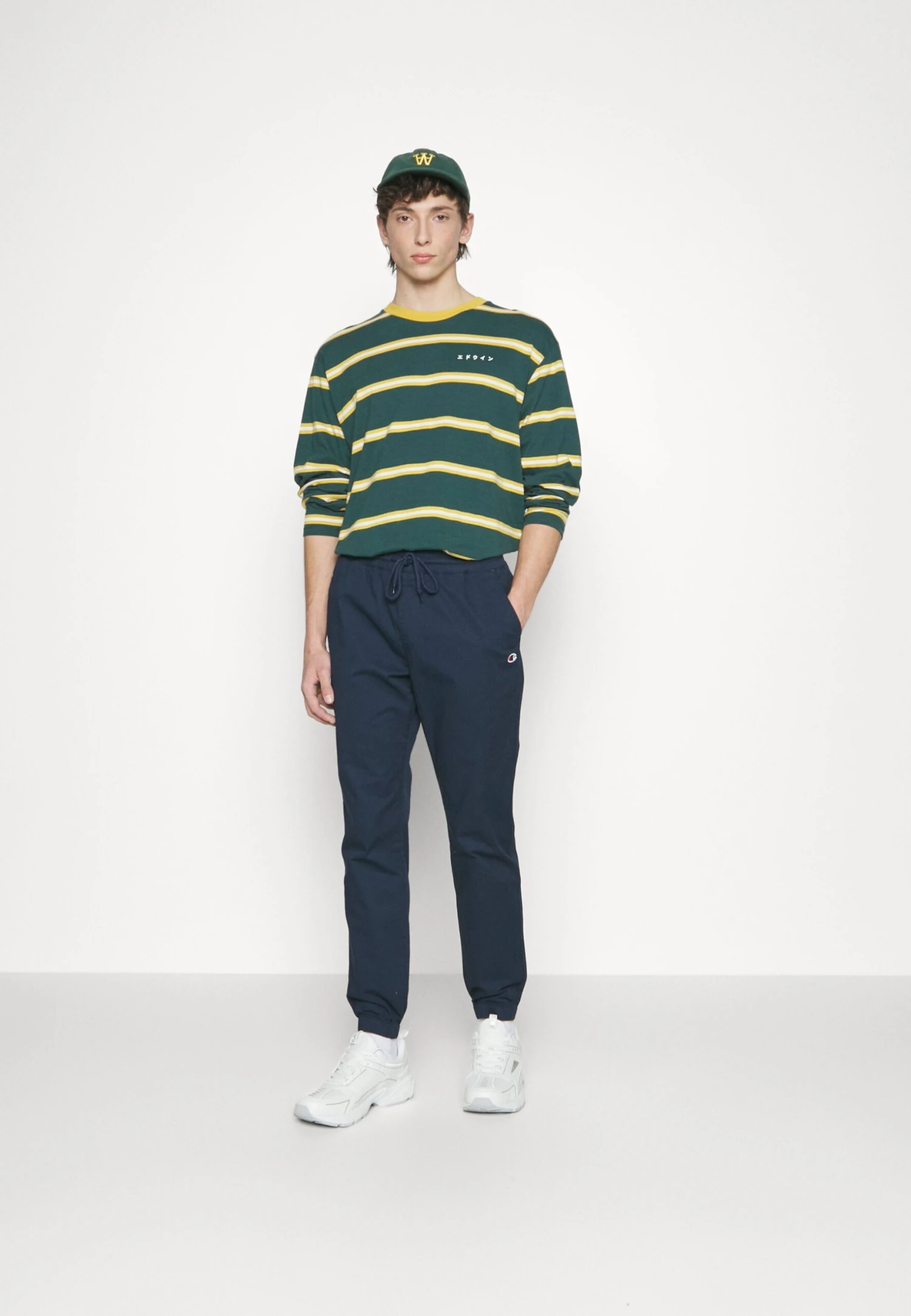 Elastic Cuff Pants - Tracksuit Bottoms - Blue 2 Elastic Cuff Pants - Tracksuit Bottoms - Blue - Image 2