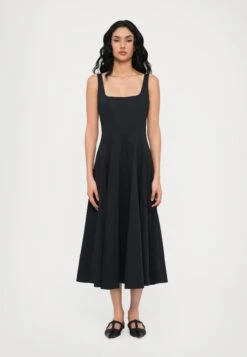 Staud WELLS DRESS - Day Dress - Black