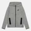 Nike Sportswear Tech Unisex - Zip-Up Sweatshirt - Dark Grey Heather/Black