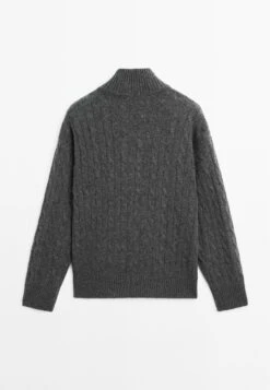 Massimo Dutti HIGH NECK WITH ZIP - Jumper - Grey 15 Massimo Dutti HIGH NECK WITH ZIP - Jumper - Grey -Zalando UK-Outlet 8ad5ea7e945c4d299d1c31c5b3f504c8