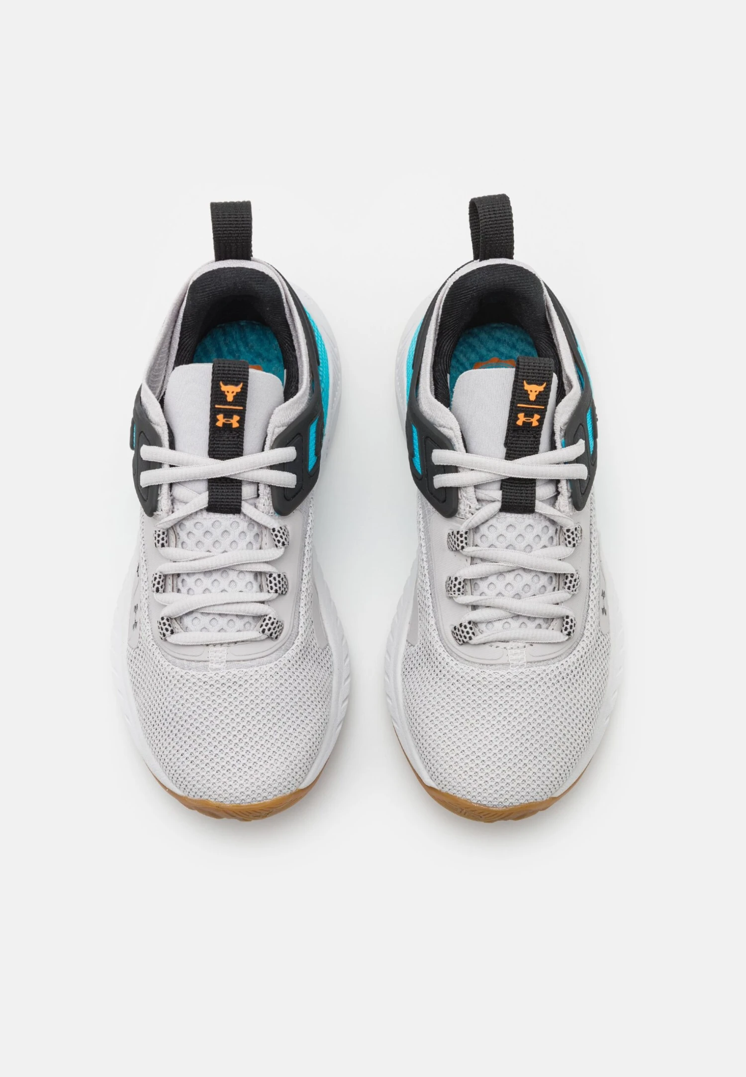 Under Armour Project Rock 5 - Training Shoe - Gray Matter/Black/Blue Surf 6 Under Armour Project Rock 5 - Training Shoe - Gray Matter/Black/Blue Surf - Image 6