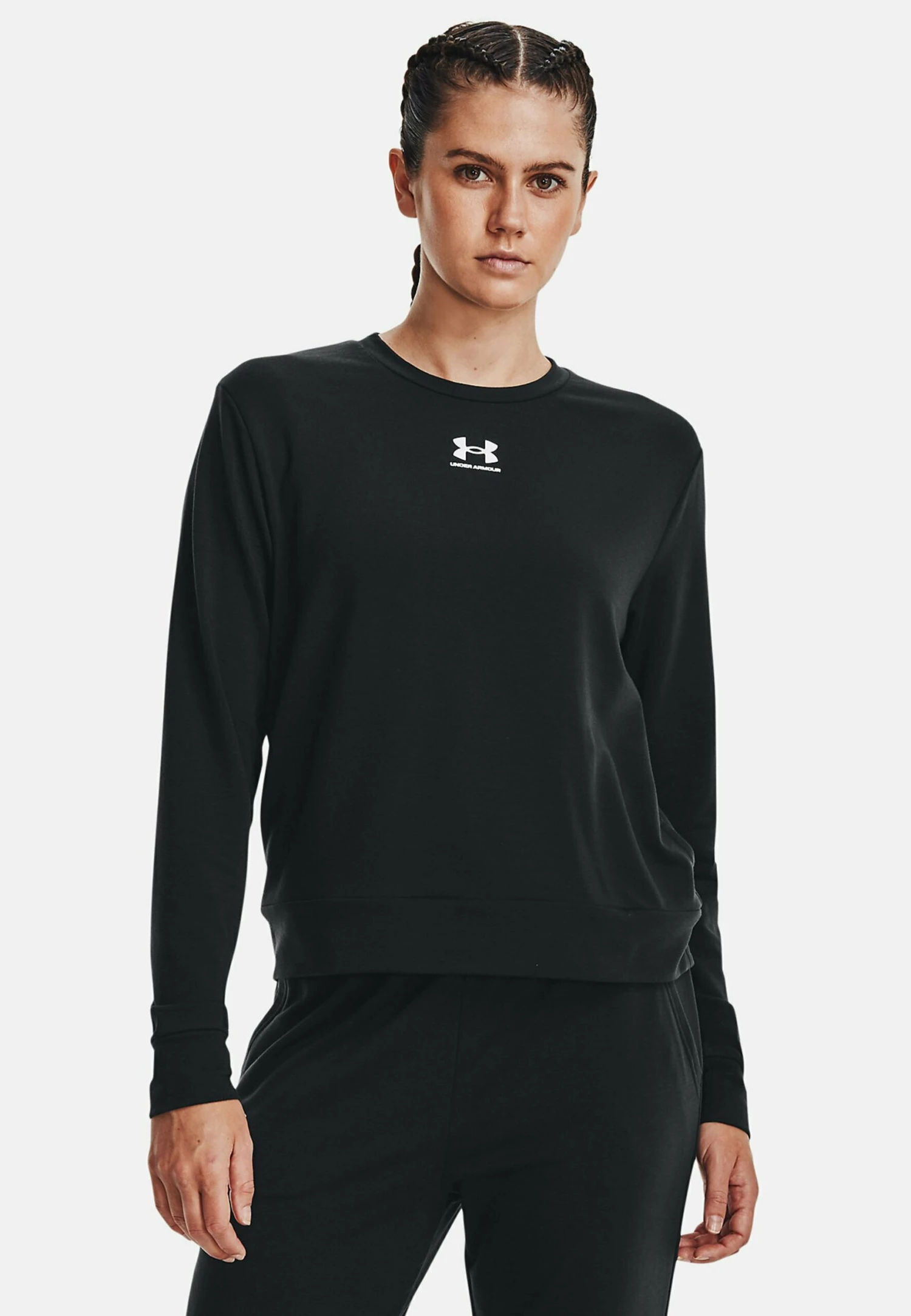 Under Armour Long Sleeves Rival Terry Crew - Sweatshirt 1 Under Armour Long Sleeves Rival Terry Crew - Sweatshirt
