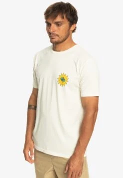 Quiksilver Planet Positive Ss - Print T-Shirt - Birch -Zalando UK-Outlet 8dabcb9f06564503ba4981b68d45f1c3