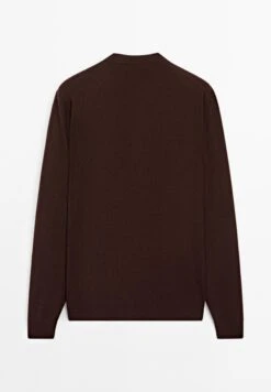 Massimo Dutti CREW NECK LONG SLEEVE - Jumper - Bordeaux -Zalando UK-Outlet 8e83446f7937432da78789f70a470e08