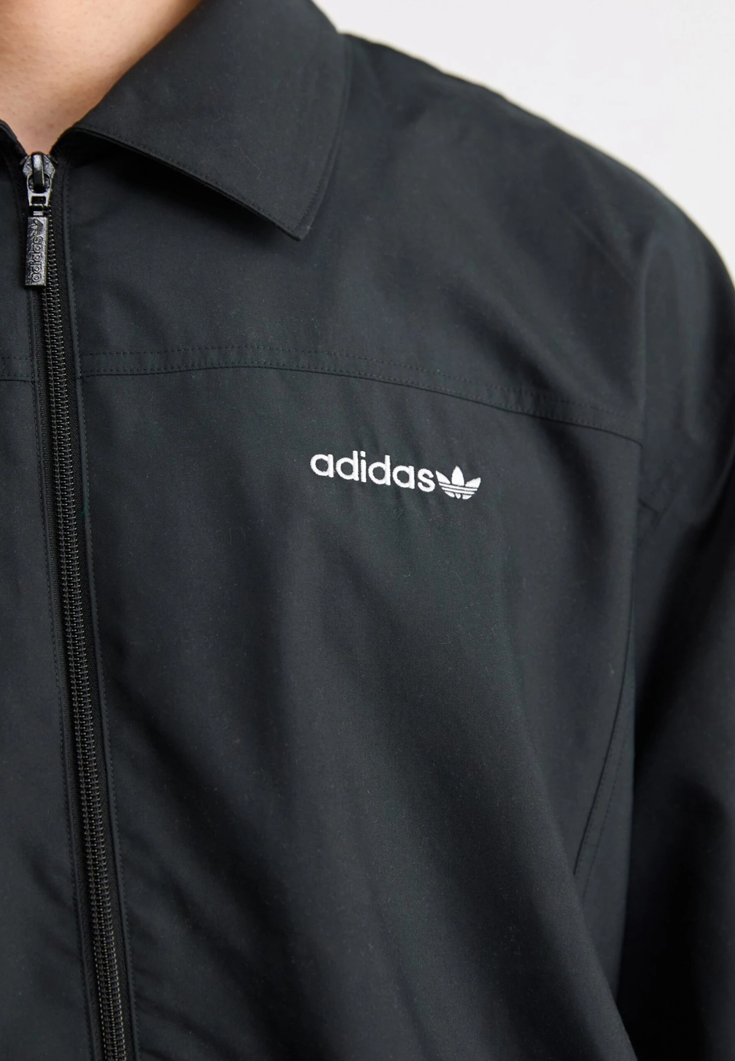 Adidas Originals BRUSHED - Summer Jacket - Black 6 Adidas Originals BRUSHED - Summer Jacket - Black - Image 6