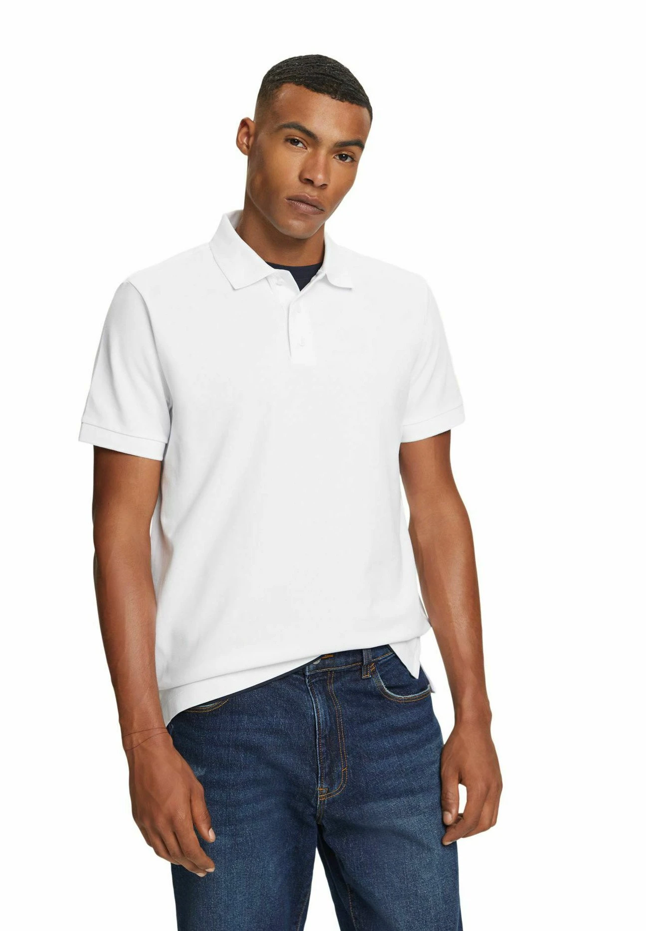 Polo Shirt - White 5 Polo Shirt - White - Image 5