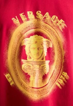 Versace MEDUSA FRAME CREST - Print T-shirt - Lipstick Red -Zalando UK-Outlet 918bde429f6742e787f358abeabd449c