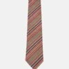 PAUL SMITH TIE STRIPE UNISEX - Tie - Multi-coloured