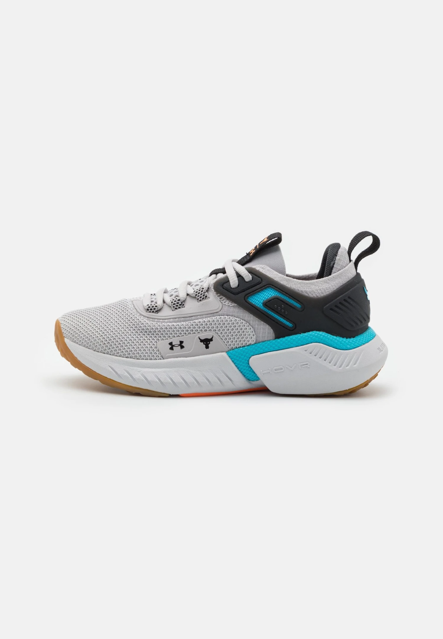 Under Armour Project Rock 5 - Training Shoe - Gray Matter/Black/Blue Surf 1 Under Armour Project Rock 5 - Training Shoe - Gray Matter/Black/Blue Surf